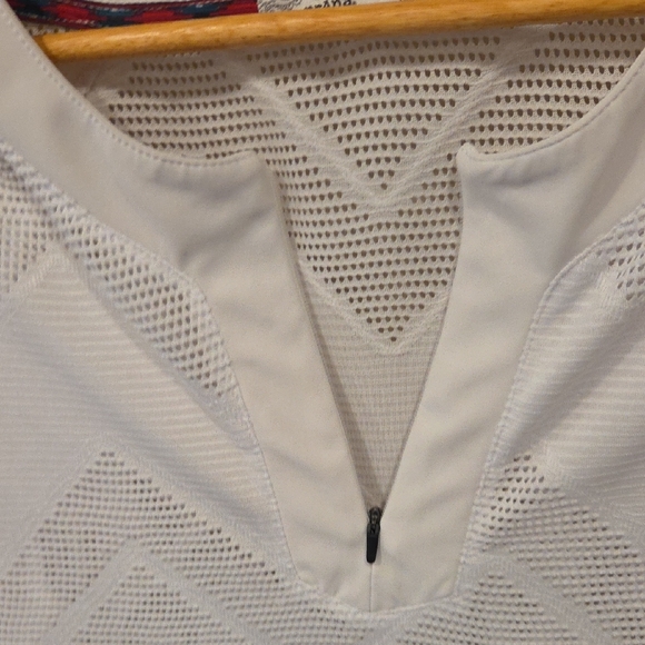 Prana White Mesh Swim Cover-Up Size Med - Picture 3 of 5